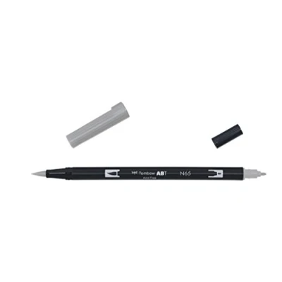 Imagen de Tombow ABT Dual Brush Rotulador Acuarelable de Doble Punta para Dibujos Profesional, Lettering, Manga, Bocetos y Acuarela Color N65
