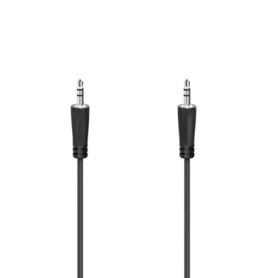 Imagen de Cable Jack Hama 205116, 2x 3.5 mm, 5 m, Negro