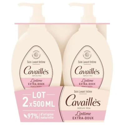 Imagen de Rogé Cavaillès Intime Cuidado extra suave (2 x 250 ml)