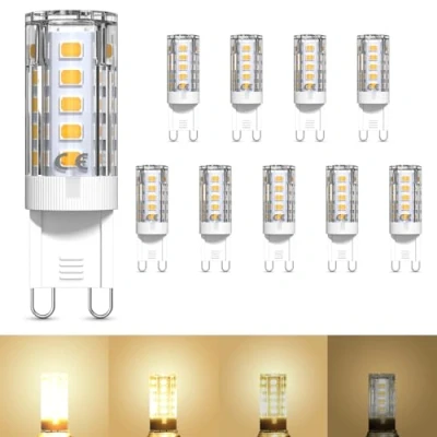 Imagen de TobeBright Bombilla LED G9 Regulable Blanco Natural 4000K 4W Equivalente 40W Lámpara Halógena, 360 Ángulo de Haz, 10 Piezas