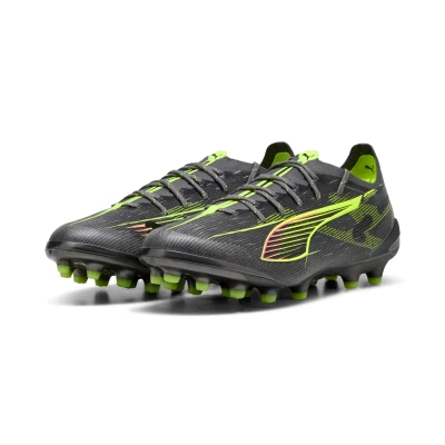Imagen de Puma Ultra 5 Ultimate AG Botas de fútbol con tacos, Hombre, Talla: 46, Silver/yellow Zapatos
