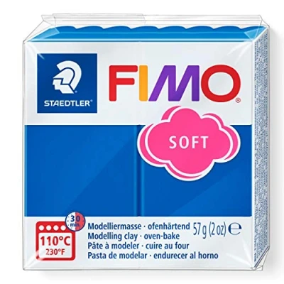 Imagen de STAEDTLER FIMO Pasta de modelar, color azul pacifico, 56 gr (8020 37 ST)
