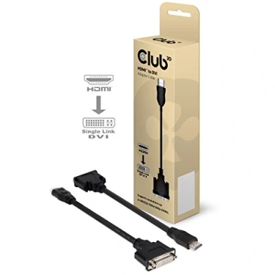 Imagen de Adaptador Club3d Hdmi To Dvi i Single Link Adapter Cable