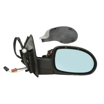 Imagen de Espejo retrovisor Alkar 6131852 derecha imprimado eléctrico calefactable, con sensor de temperatura, abatible eléctricamente, tintado en azul, convexo