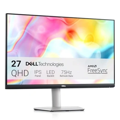 Imagen de Dell S2722DC USB C 27&quot; QHD (2560x1440) Monitor, 75Hz, IPS, 4ms, AMD FreeSync, 99% sRGB, Altavoces Integrados, C, 2x HDMI, USB, Plata