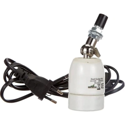 Imagen de Reptiles Planet Repti Socket Pro Juego de Fundas cerámica para terrario, Rojo, 1 Unidad (Paquete 1)