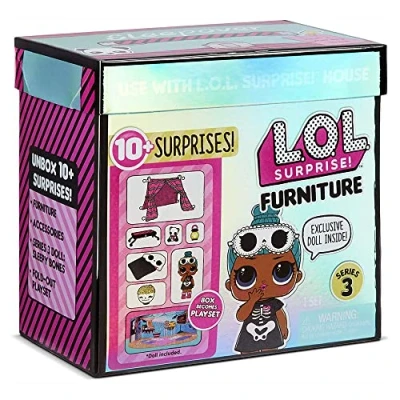 Imagen de L.O.L. Surprise! Muñecas Coleccionables para Niñas , Con 10 Sorpresas y Accesorios Sleepy Bones Mobiliario Serie 3