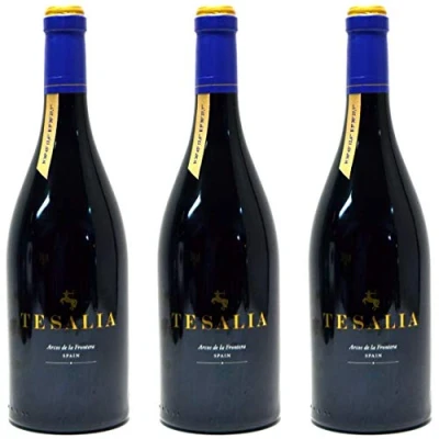 Imagen de Tesalia Vino Tinto 3 botellas x 750ml total: 2250 ml
