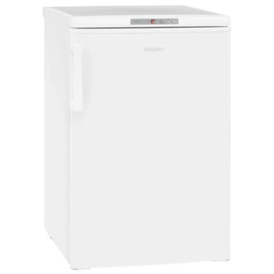 Imagen de Exquisit® Congelador Table Top, 91L, Clase E, Color Blanco, 4 Compartimentos, Cajón XL para Alimentos Grandes, Altura Regulable, Ruedas Traseras, Consumo 166 kWh/año, Medidas 88,5x55x57,5 Cm.