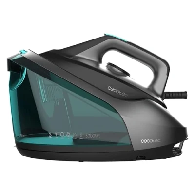 Imagen de Cecotec Centro de Planchado Horizontal IronHero 3000 Station. 3000W, 7 Bares, Suela Cerámica Ultradeslizante, Golpe Vapor 400 g/min, 140 g/min continuo, Antigoteo y Autolimpieza
