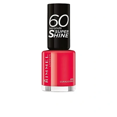 Imagen de Rimmel London 60 Seconds Super Shine Esmalte de uñas 430 Coralicious 8 ml