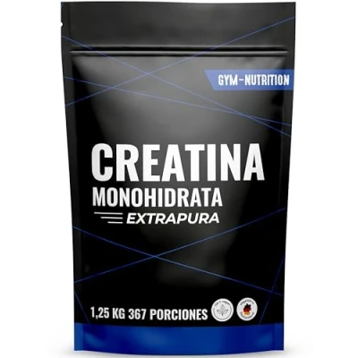 Imagen de Creatina Monohidratada Extrapura 1,25 kg (367 porciones) Vegana en Polvo Sin Sabor Producida Alemania