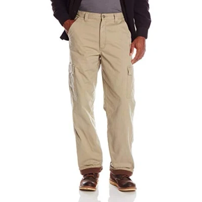 Imagen de Wrangler Authentics Pantalones Forrados para Hombre con Forro Polar y Mit Casuales futter, Sarga Caqui británica, 34W/32L