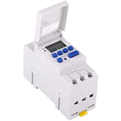 Imagen de TOPINCN Temporizador Electrónico, Preajuste Semanal Programable, 16On 16Off, 1.00V