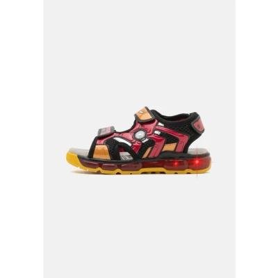 Imagen de Geox Marvel Avengers IRON MAN BOY Lights Sandalias de senderismo para niños, Talla: 33, Black/red Zapatos