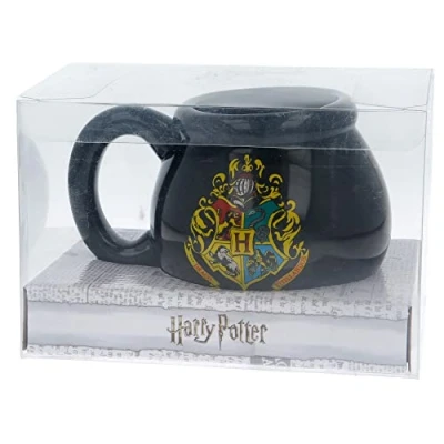 Imagen de Taza de cerámica con forma en 3D 480 ml caja regalo caldero mágico Harry Potter