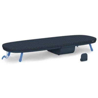 Imagen de Joseph Pocket Plus Tabla de planchar sobremesa, plegable, compacta y ahorradora espacio, Negro / Azul
