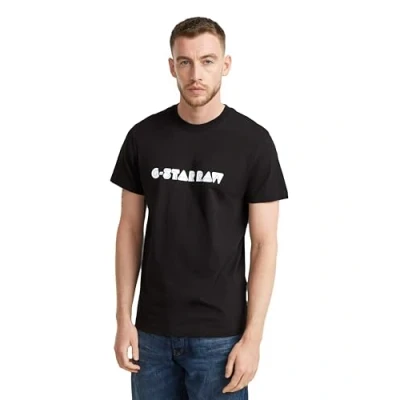 Imagen de G STAR Graphic Script R T Camiseta, Blanco White D25680 336 110, XL Hombres
