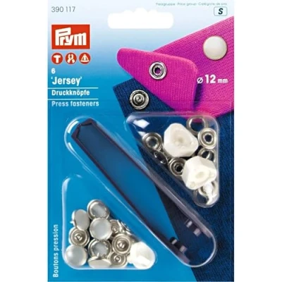 Imagen de Prym Presiona El Botón, Plastic, Plata, 6, Ø 12 mm