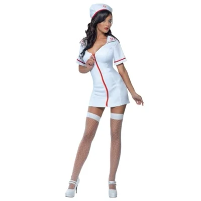 Imagen de Smiffys Disfraz Fever de enfermera, con vestido y gorro