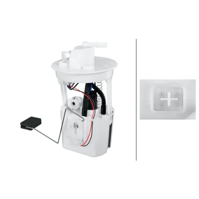 Imagen de HELLA 8TF 358 306 891 Unidad de alimentación combustible con junta, sensor nivel eléctrico MAZDA: 6 Berlina