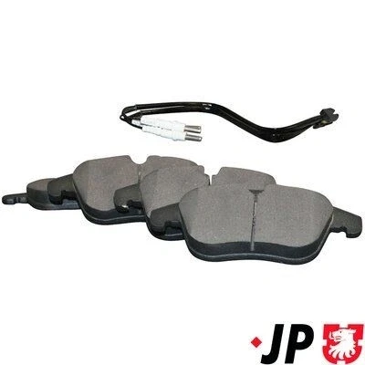 Imagen de JP GROUP 3163600610 Juego de pastillas freno Eje delantero con contacto avisador desgaste PEUGEOT: 407 Berlina, 508 I SW