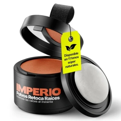 Imagen de IMPERIO Tinte corrector de pelo para aportar densidad al cabello mujeres y hombres, resistente agua, 4 g, rojo cobre