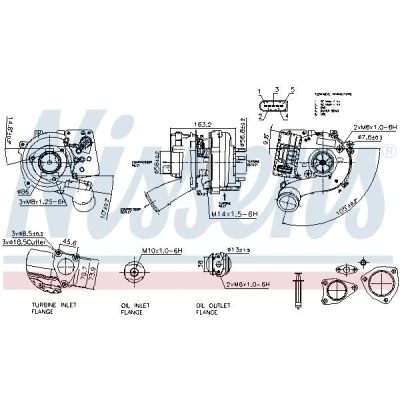 Imagen de Turbocompresor, sobrealimentación NISSENS 93534