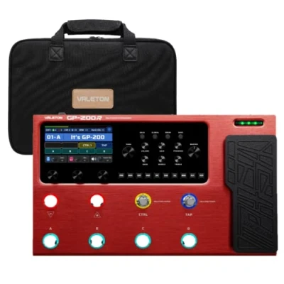 Imagen de Valeton GP200R Multi Effects Rojo + Gig Bag Black Bundle