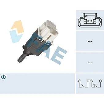 Imagen de FAE 24893 Interruptor luces freno mecánico 4 RENAULT: ESPACE 4, CLIO 3, Captur, DACIA: Duster SUV, SANDERO 2 norauto, oscaro, mister auto