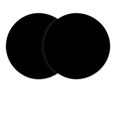 Imagen de Paquete de 2 alfombrillas silicona multiusos para microondas, 12 pulgadas, antiadherentes, horno la parte inferior del horno, resistentes al calor, tapete microondas