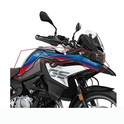 Imagen de Pegatinas Antideslizantes para Tanque De Combustible Motocicleta, Almohadilla Impermeable, Pegatina Goma BMW F750gs F750 GS F 750GS (Color : Blue)