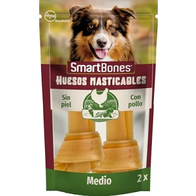 Imagen de SmartBones Pollo Huesos masticables Mediano para perros, 2 piezas