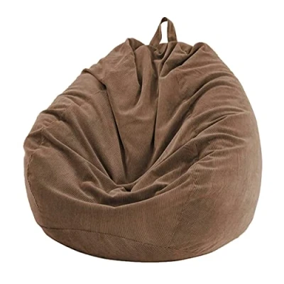 Imagen de Chickwing Funda de puf, Pera, sillón Pera sin Relleno, para Exterior e Interior, relajación, Chaise Longue salón, Dormitorio cojín