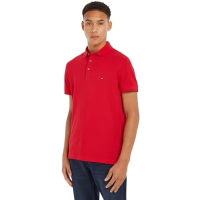 Imagen de Tommy Hilfiger 1985 SLIM Polo, Hombre, Talla: Small, Primary red