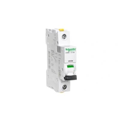 Imagen de Schneider Electric A9F04110 IC60N Interruptor Automático Magneto Térmico, 1P, 10A, Curva C, 78.5mm x 18mm 91mm, Blanco