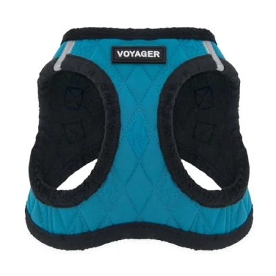 Imagen de Best Pet Supplies Voyager arnés de Felpa para Perros pequeños y medianos, Suave, Chaleco roja, XS (Pecho: 13 14.5 Pulgadas)