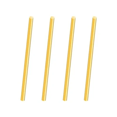 Imagen de iMeistek Varillas de latón, 4 mm diámetro, 100 longitud, latón macizo, barra redonda para torno bar, manualidades (4 unidades)