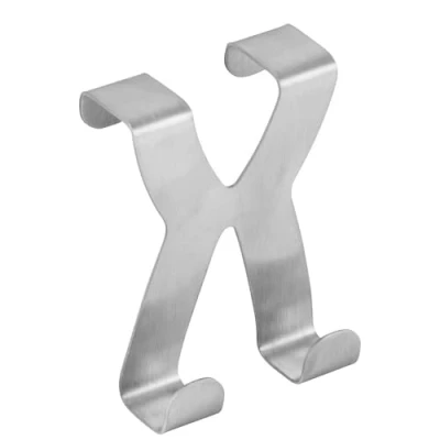 Imagen de Fackelmann Gancho para puertas y armarios 6x5cm, acero inoxidable. 1 ud.