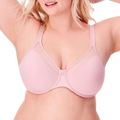 Imagen de Bali One Smooth U Sujetador con cáscara Completa, Rosa Palisandro, 110B para Mujer