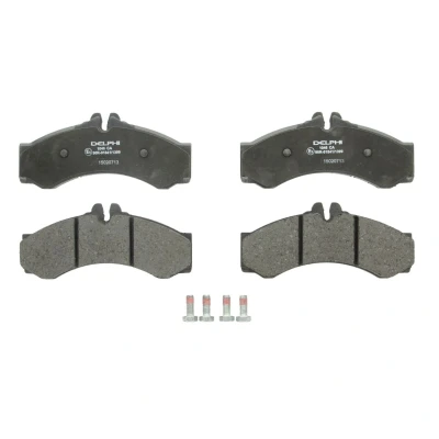 Imagen de DELPHI LP1046 Juego de pastillas freno preparado para indicador desgaste Chapa antichirridos con accesorios MERCEDES BENZ: Sprinter 3 T Furgón