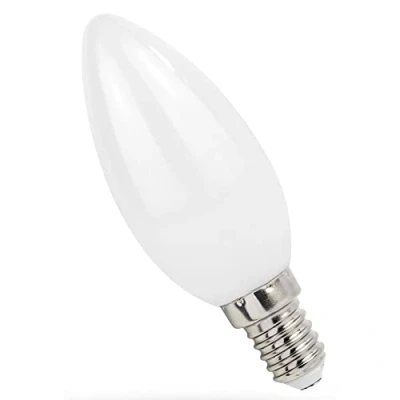 Imagen de NCC Licht Bombilla LED de filamento, forma vela, C35, 1 W, E14, mate, 110 lm, 840, blanco neutro, 4000 K