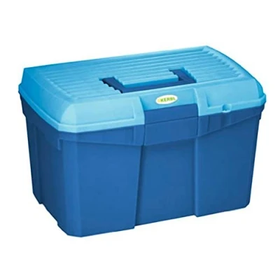 Imagen de Caja de limpieza Siena azul marino/azul claro con inserto extraíble