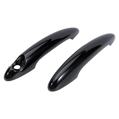 Imagen de KASturbo Cubierta para manija de puerta coche, color negro brillante, repuesto Mini Cooper S R50 R52 R53 R55 R56 R57 R58 R59 R61 2001 2015