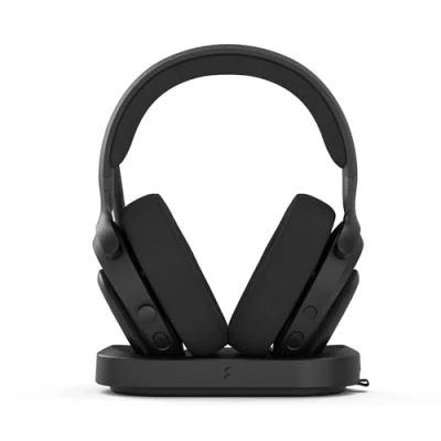 Imagen de Fractal Design Scape Dark Auriculares inalámbricos para Gaming en PC Micrófono Giratorio con Mute y antirruido hasta 40 Horas de autonomía Iluminación Ambiental configurable Negro