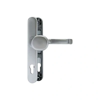Imagen de ABUS SRG92N picaporte para puertas de casa (con interior y pomo exterior, con marco estrecho, aspecto acero inoxidable)