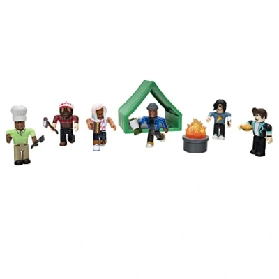 Imagen de Roblox Colección de acción Bienvenido a Bloxburg: Camping Crew Playset [Incluye artículo Virtual Exclusivo]