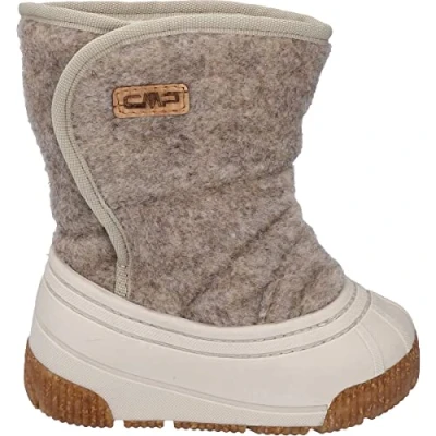 Imagen de CMP Zapatillas unisex para niños Eco Baby Latu Snowboot Shoes Walking Shoe, Bone Mel, 24/25 EU