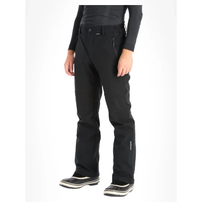 Imagen de Icepeak Frankfurt Hombres Pantalones De Esquí Softshell (Talla: S/48, Negro)