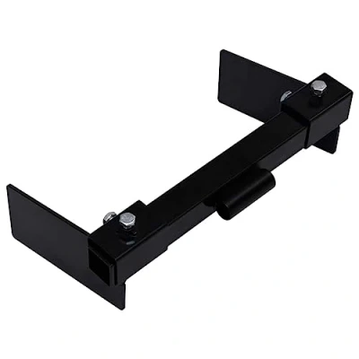 Imagen de vidaXL Adaptador Quitanieves para Cortacésped Delantera Tractores de Césped Accesorio Segadora Abrazadera Soporte Duradero Ajustable Negro